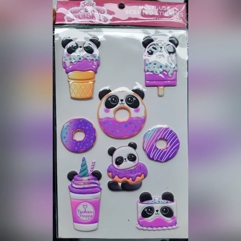 Justice Hugs And Squishes Scented Stickers